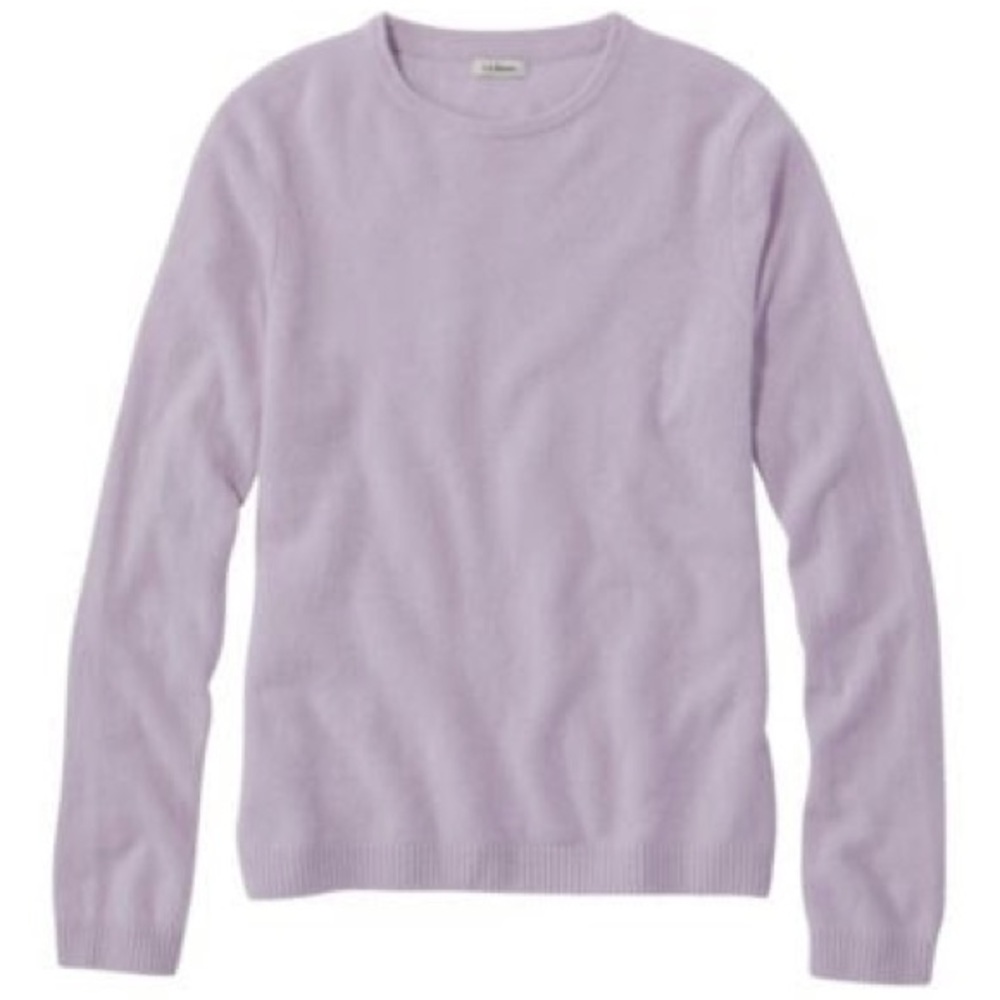 L.L. Bean Light Purple Cashmere Sweater - Large
